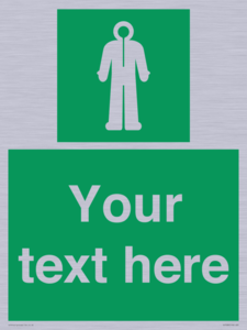 Custom sign safe condition Survival clothing